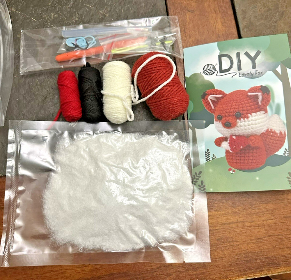 DIY Lovely Fox Crochet Kit