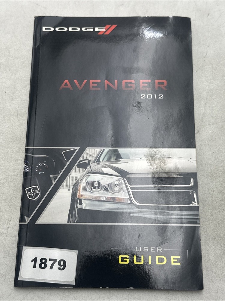 2012 Dodge avenger user guide