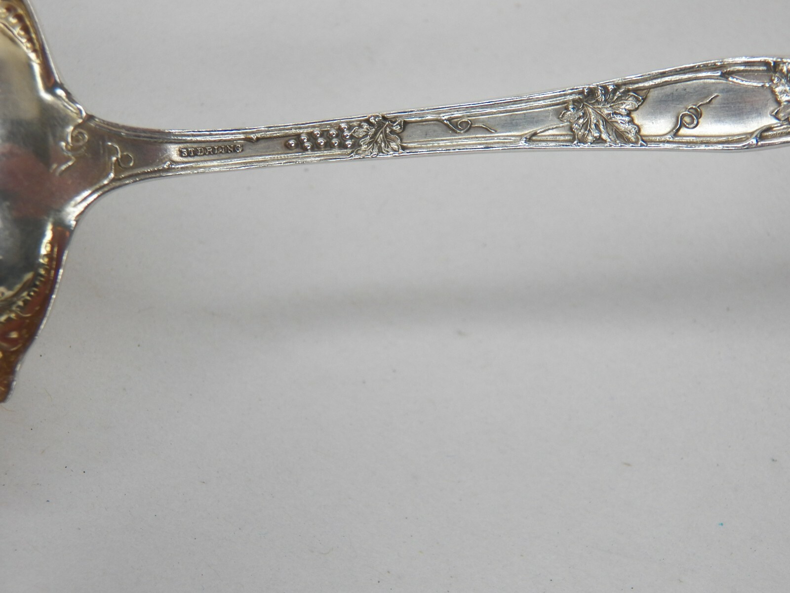 BLACKINTON VERONA STERLING SILVER FANCY PIERCED SERVING FORK 7 1/2" NO MONO