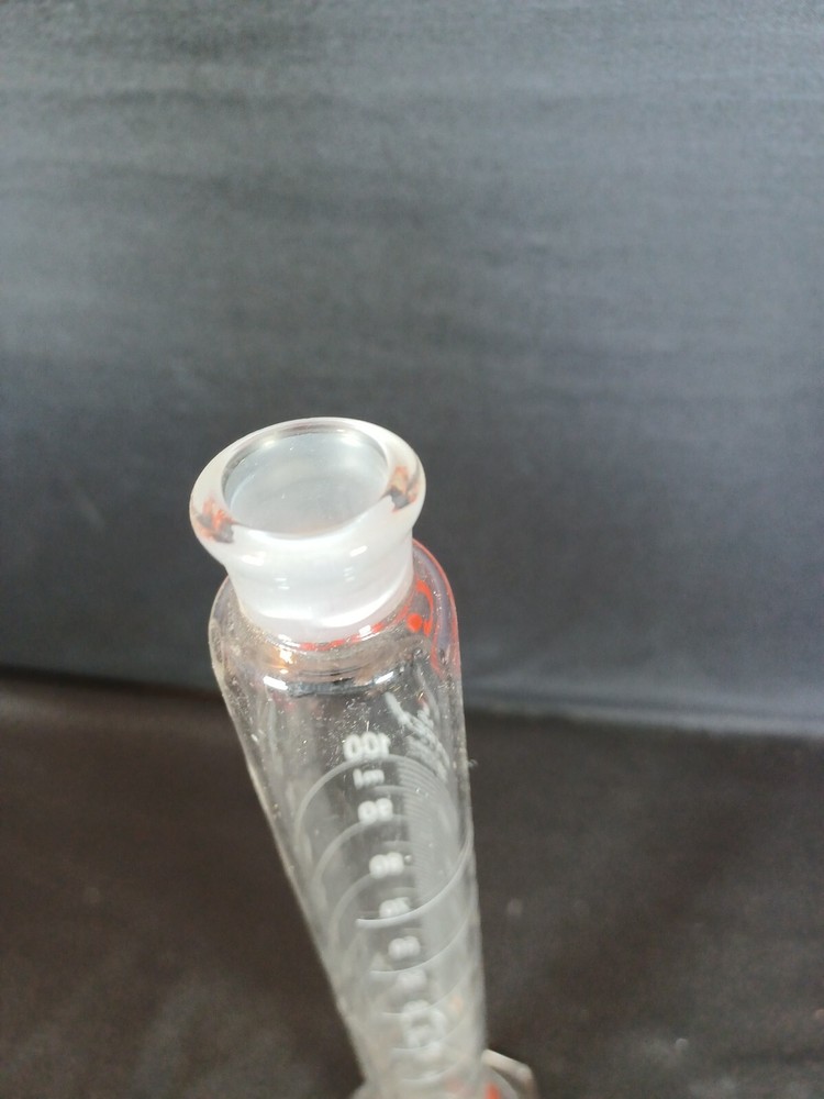 Pyrex #16 100ml Cylinder Hex Bottom No 2982