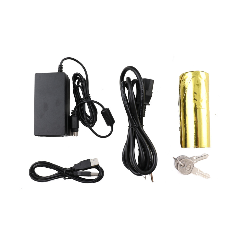 8 Digital LED Electronic Cash Register 48 Keys with Thermal Printer for Retail