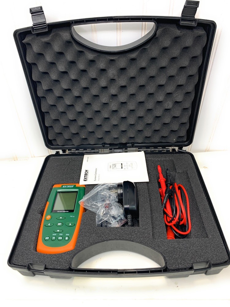 Extech PRC-10 Process Calibrator/Meter 0-24mA Kit w/case, leads, & AC adapter