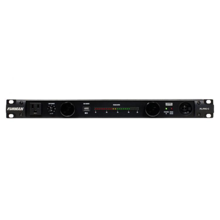 Furman PL-PRO-C 20A Power Conditioner with Voltmeter and Pull-Out Lights