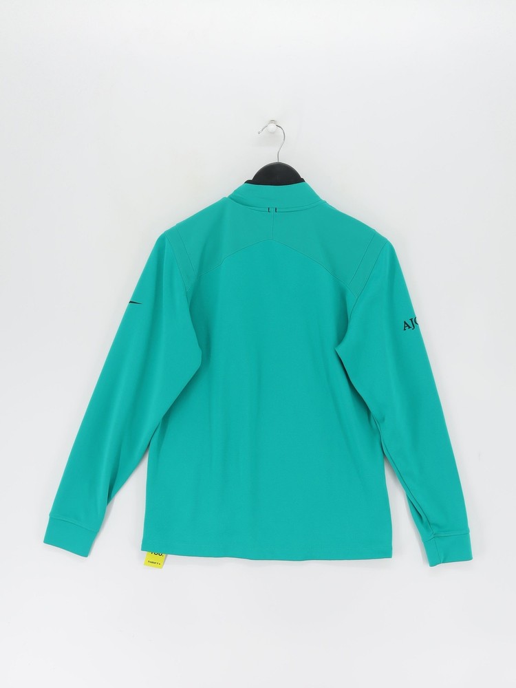 Nike Men's Loungewear S Green 100% Polyester High Neck Basic