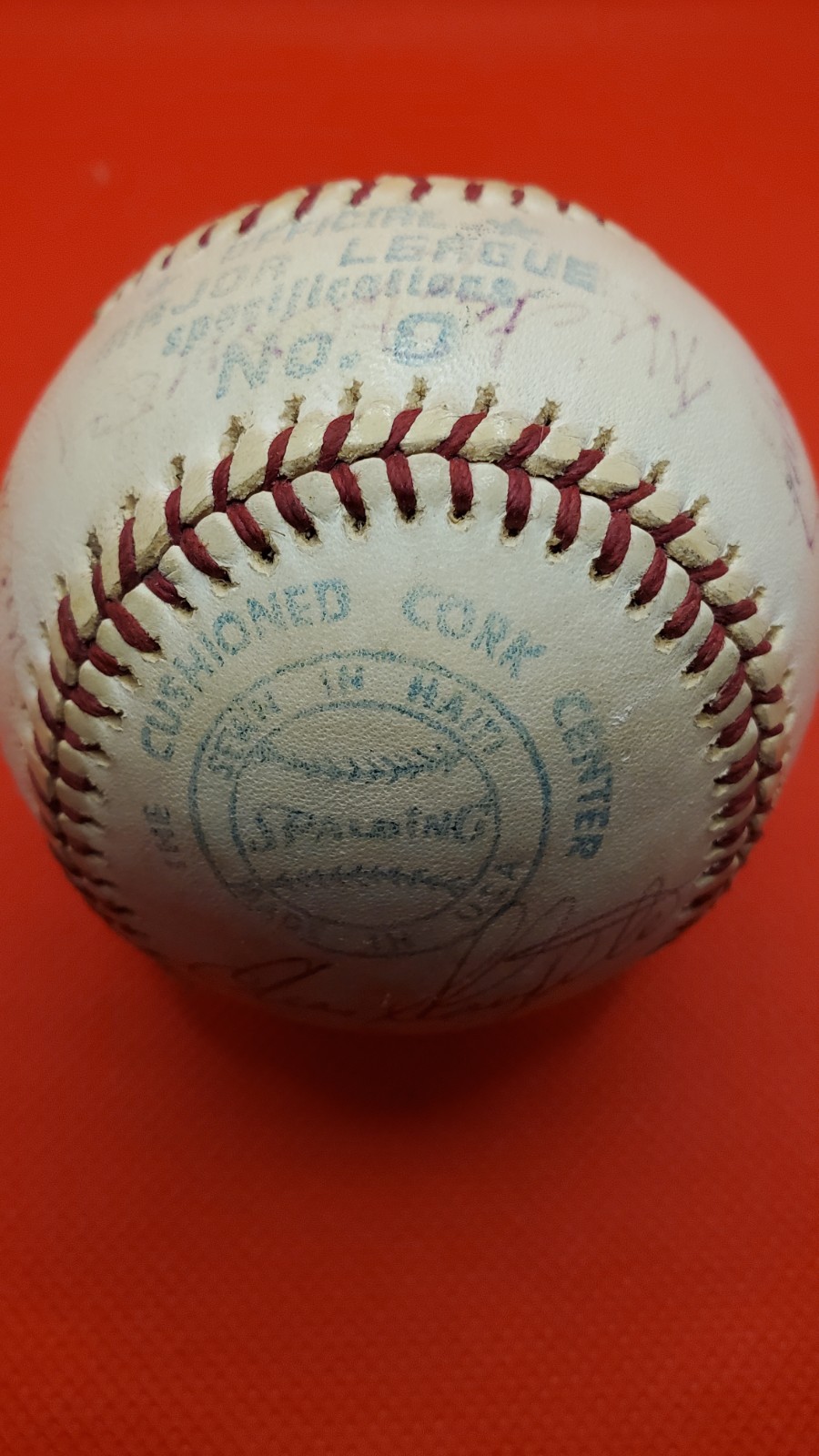 Gary Carter, Enos Slaughter, Gary Templeton Signed Baseball - Beckett - HOF