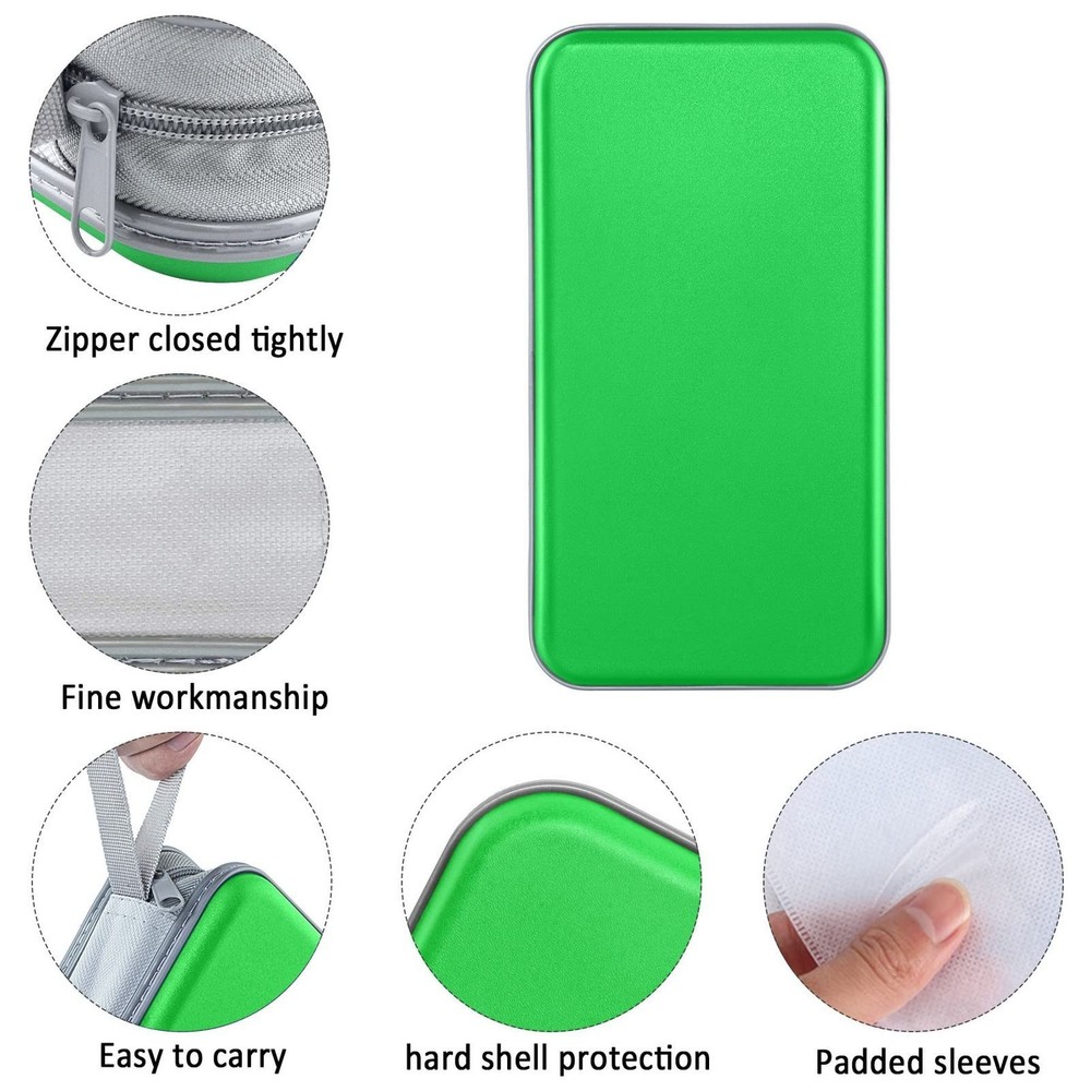 CD Case Holder, 80 Capacity CD/DVD Case Holders Wallet Hard Plastic CD DVD Di...