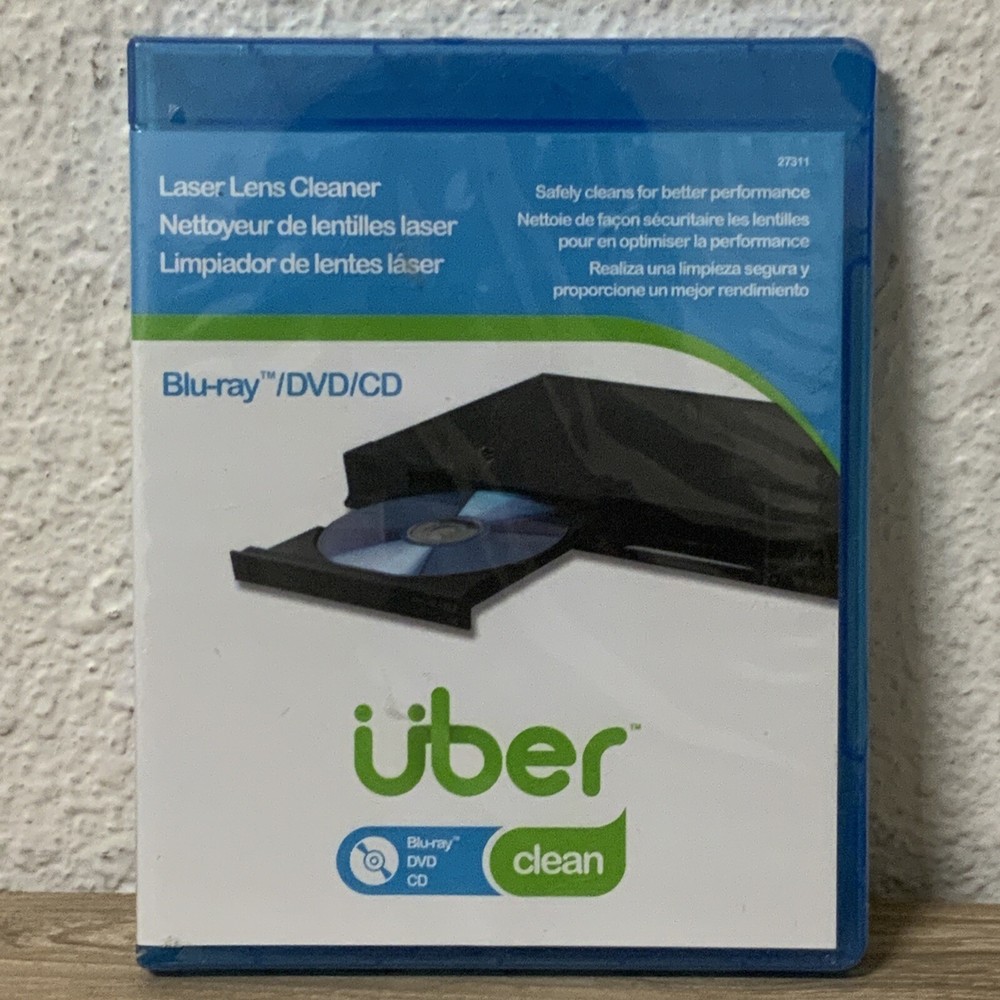 📀 Uber (BLU-RAY , DVD, CD) Laser Lens Cleaner NEW