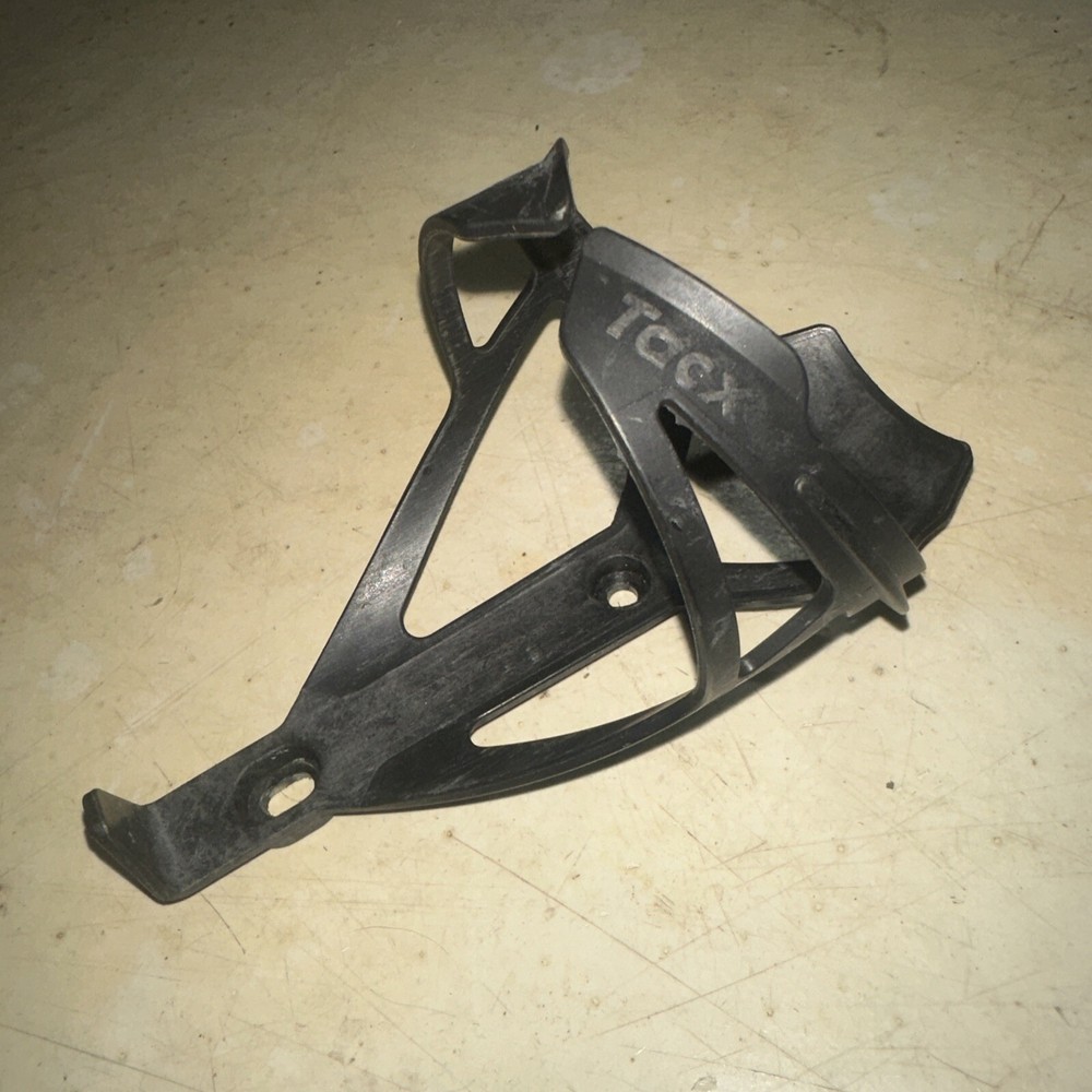 Tacx Deva Water Bottle Cage Flat Matte Black Biking Holder Garmin Netherlands