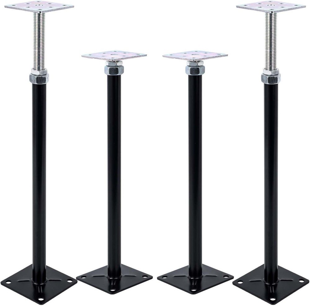 4-Pack Adjustable House Jack for The Floor, Adjustable Supports, Post 16" to ...