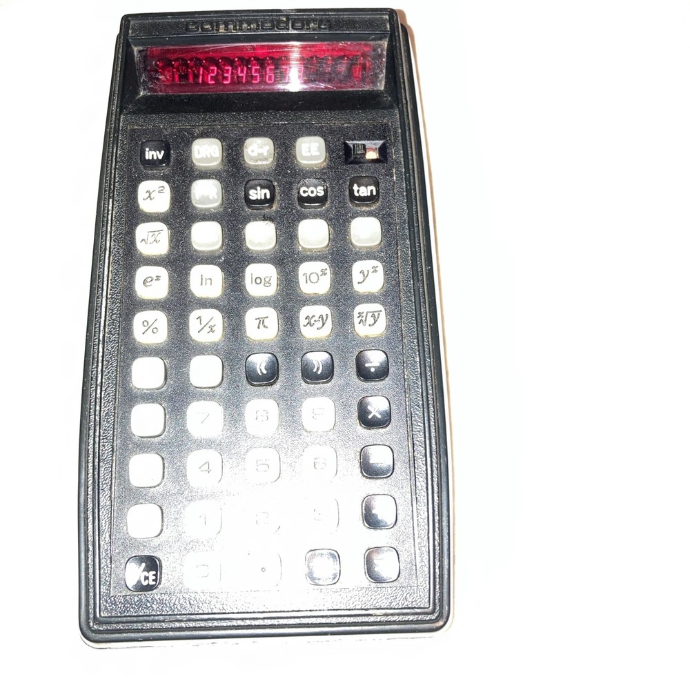 Commodore SR4912 Scientific Calculator 1978 Vintage Working