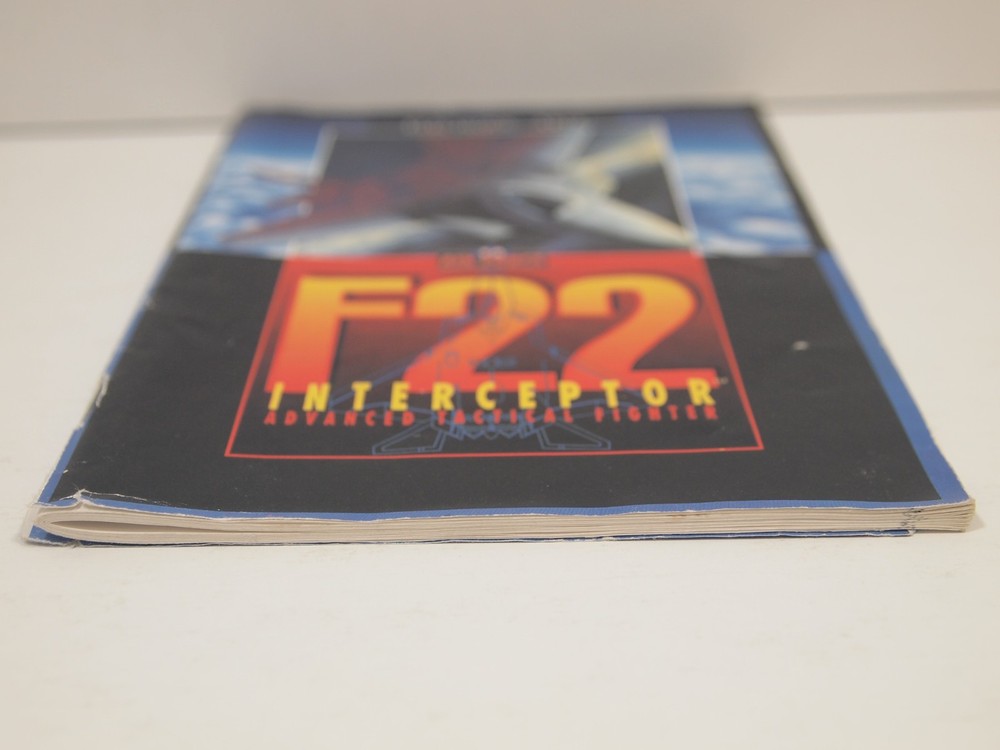 F22 Interceptor (SEGA Genesis) Authentic MANUAL ONLY