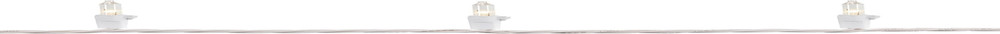 Mini Christmas Light Set - Clear - 3' White Wire - 10ct