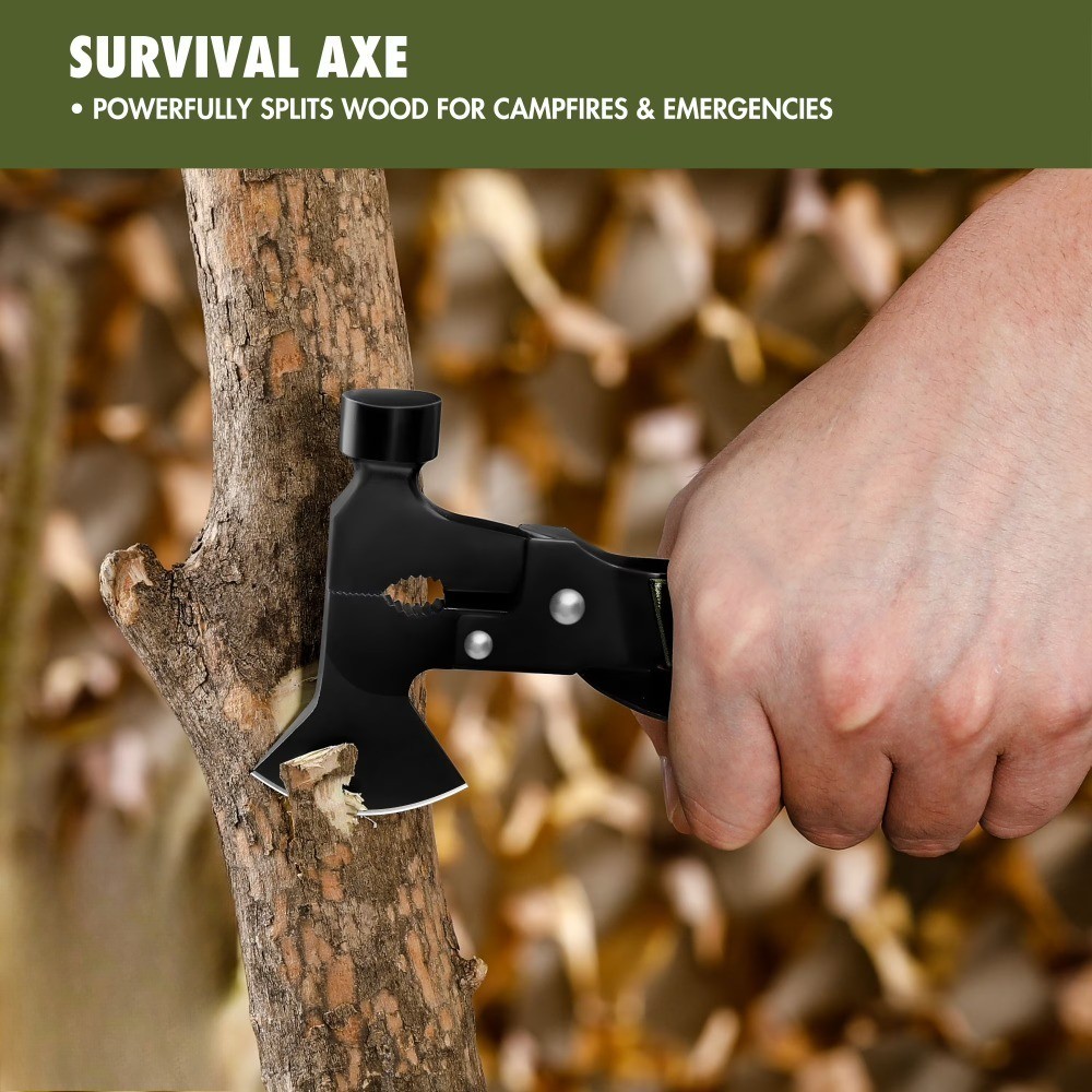 19-in-1 Survival Multitool with Aluminum Handle, 6.3"