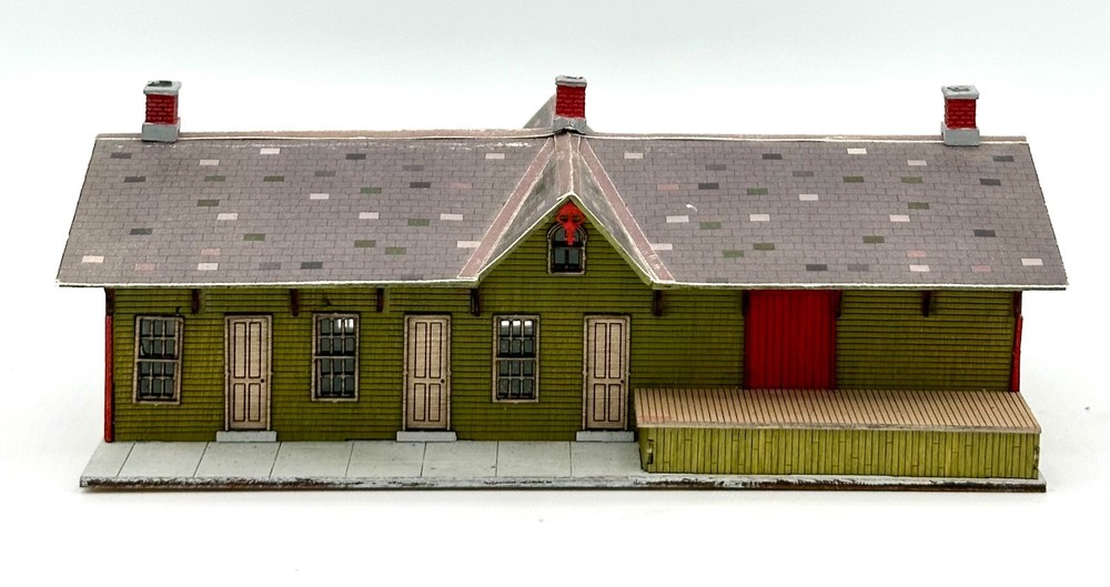 Blair Line N Scale Laser Cut Wood Custom-painted Warehouse, Lighted, Fully Built