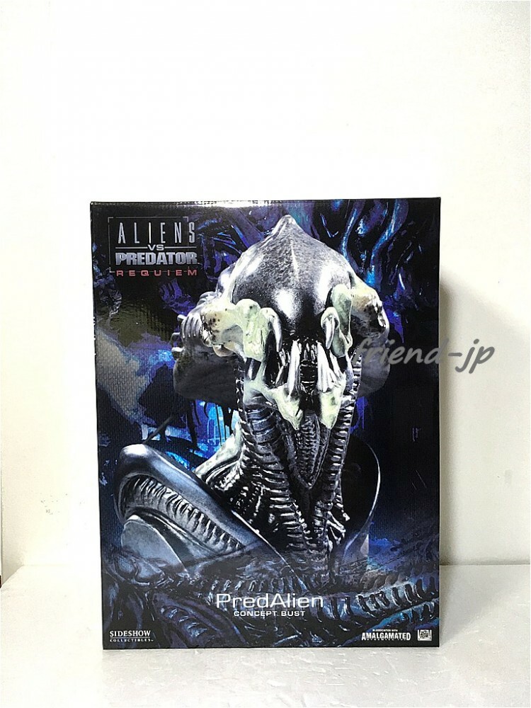 Sideshow AVP Aliens vs Predator PREDALIEN Concept Bust Maquette Statue w/Shipper