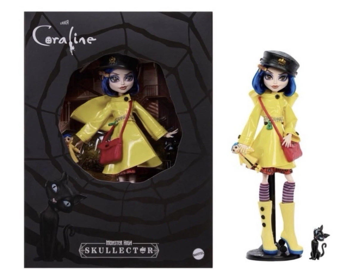 Monster High Skullector Coraline Doll 2026 Mattel Limited Edition SHIP FAST🔥🖤