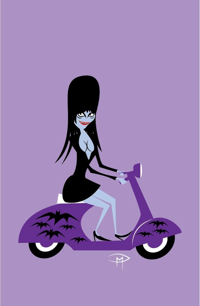 Devil Design Looking Left Poster 11" x 17" Original Art Doug Mansfield