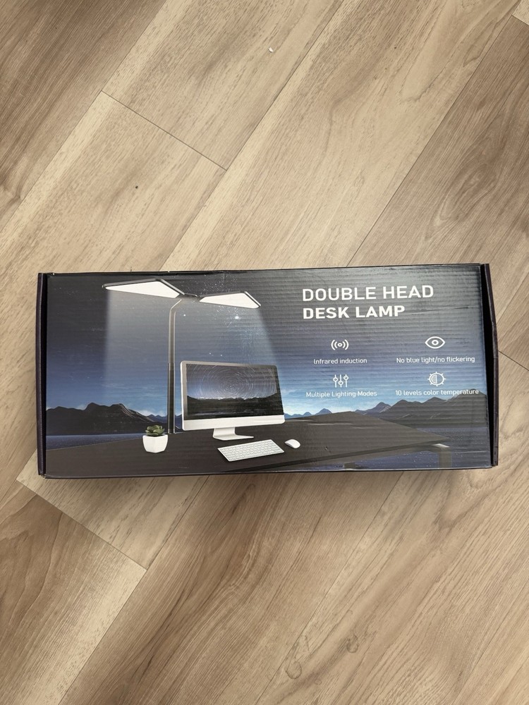 Double Head LED Desk Lamp (clamp on)