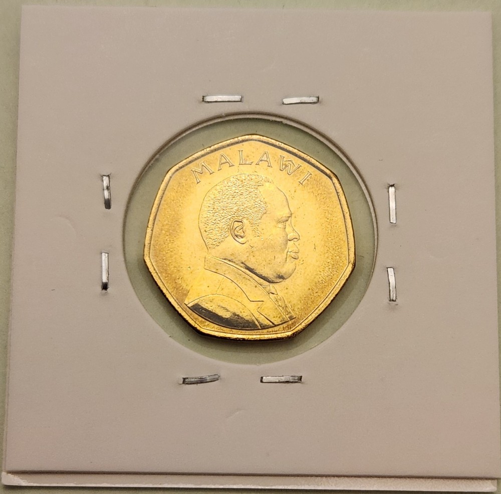 Malawi coin, 50 Tambala, 1996