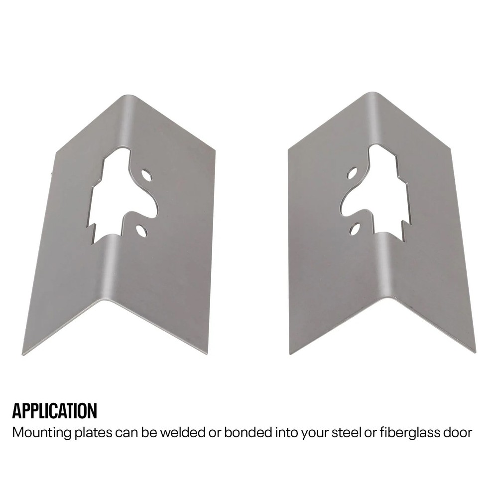 Universal Slim-Line Bear Jaw Complete Door Latch Kit