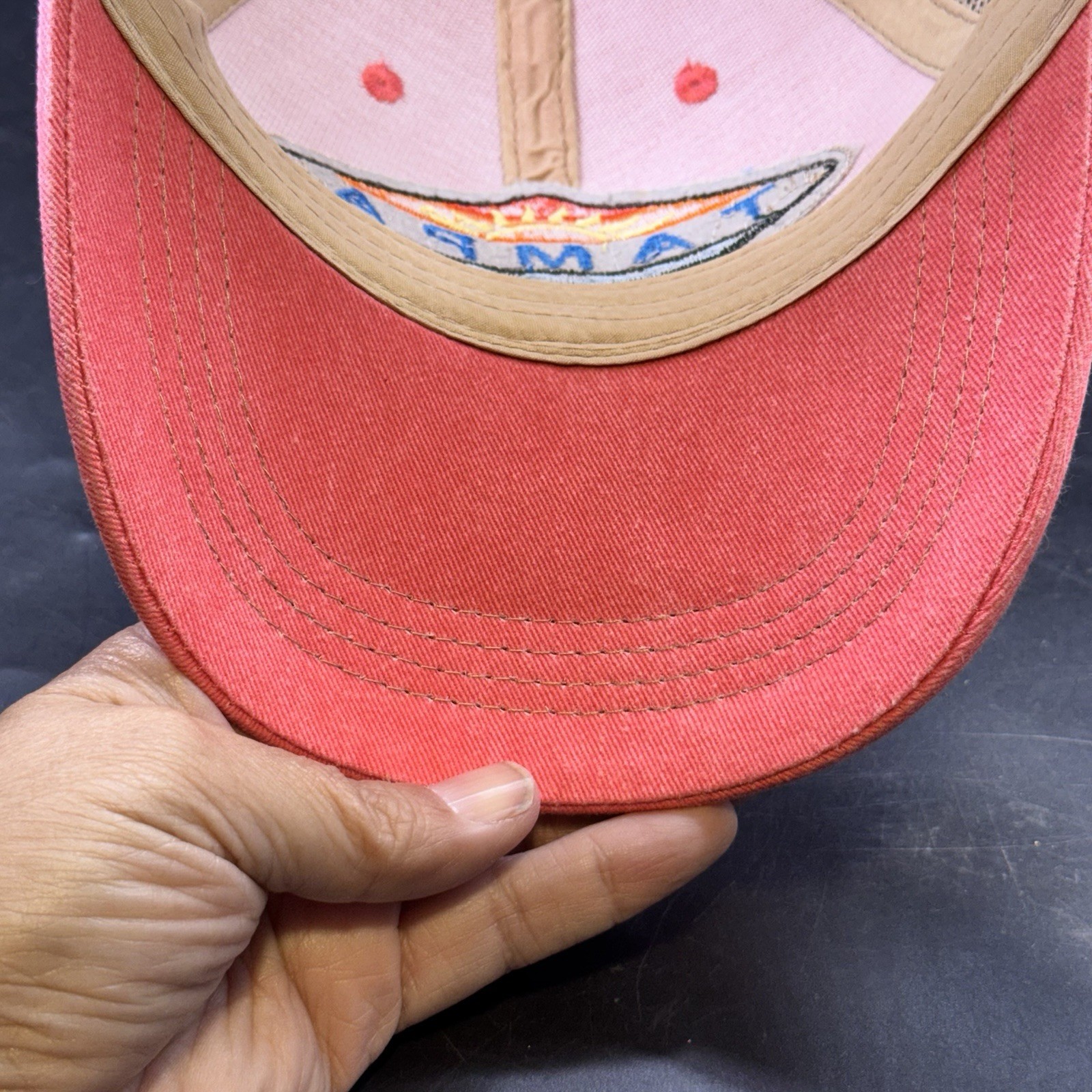 Lucky 7 Headwear Tampa Florida Souvenir Trucker Hat Snapback Meshback Beach NEW