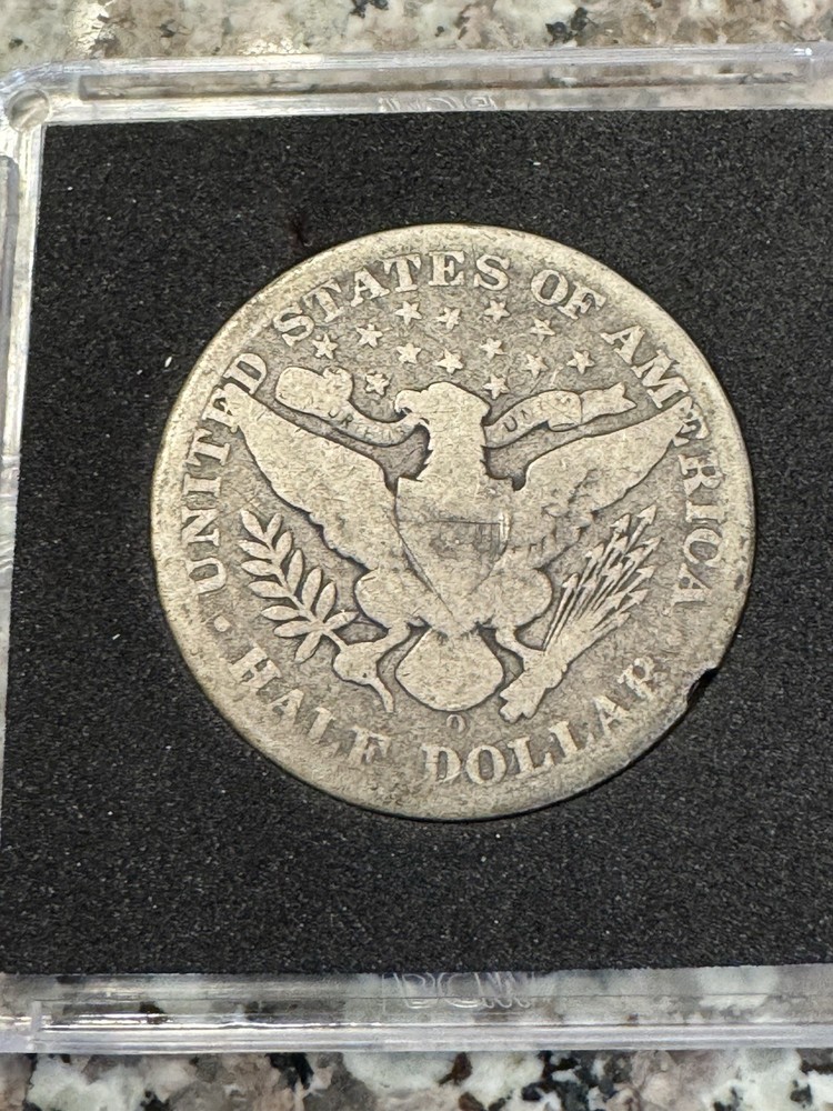 1907-O Silver Barber Half Dollar