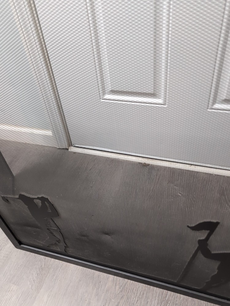 Unique Golfing 3 Panel Metal Adjustable Fireplace Screen