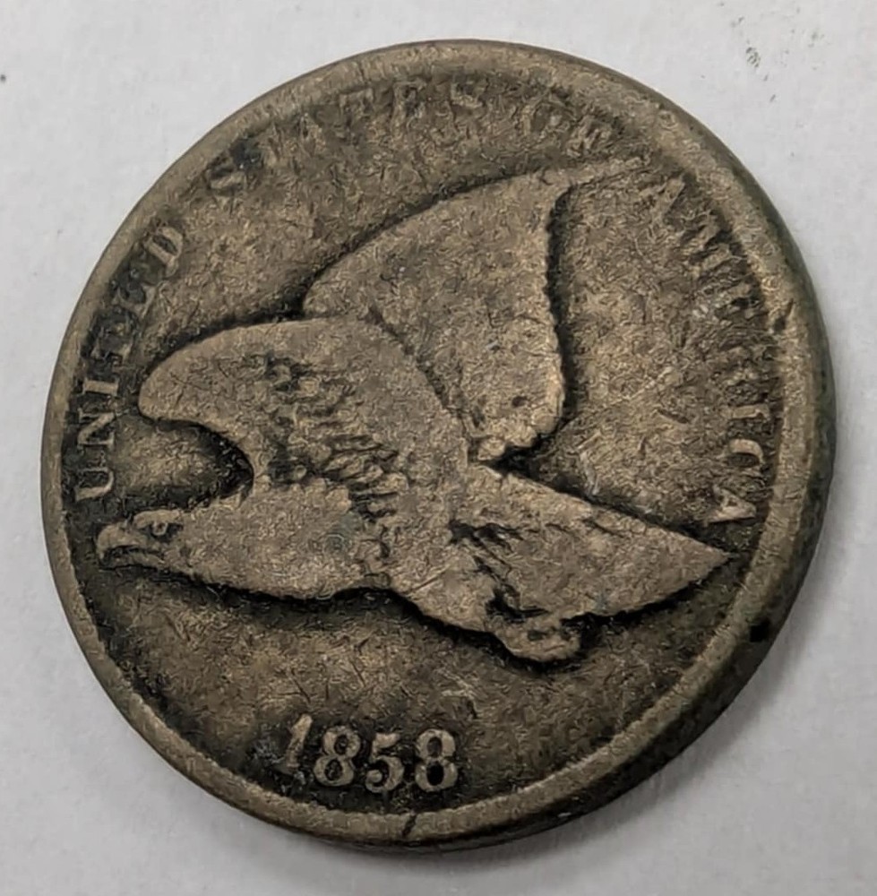 1858 Flying Eagle Cent US Coin