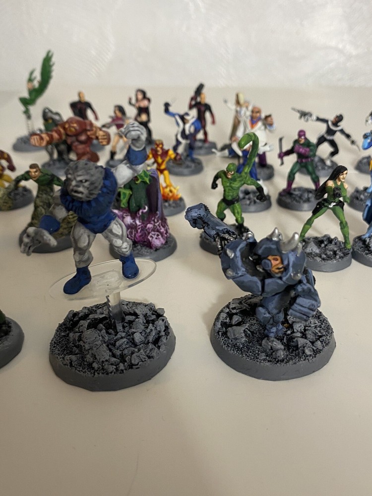 Marvel Superhero villian Custom painted miniatures Rare Wizkid E2