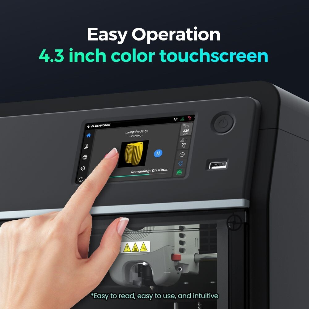 FLASHFORGE 3D Printer Adventurer 5M Pro Fully Enclosed Camera 600mm/s High Speed