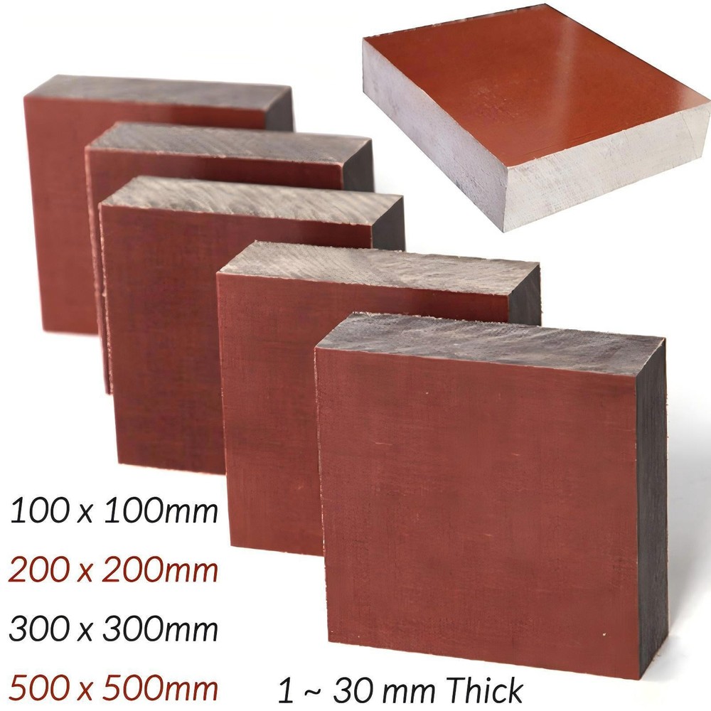 Bakelite Phenolic Resin Sheet Plate 2~30mm Thick CNC Insulation Electrical Board