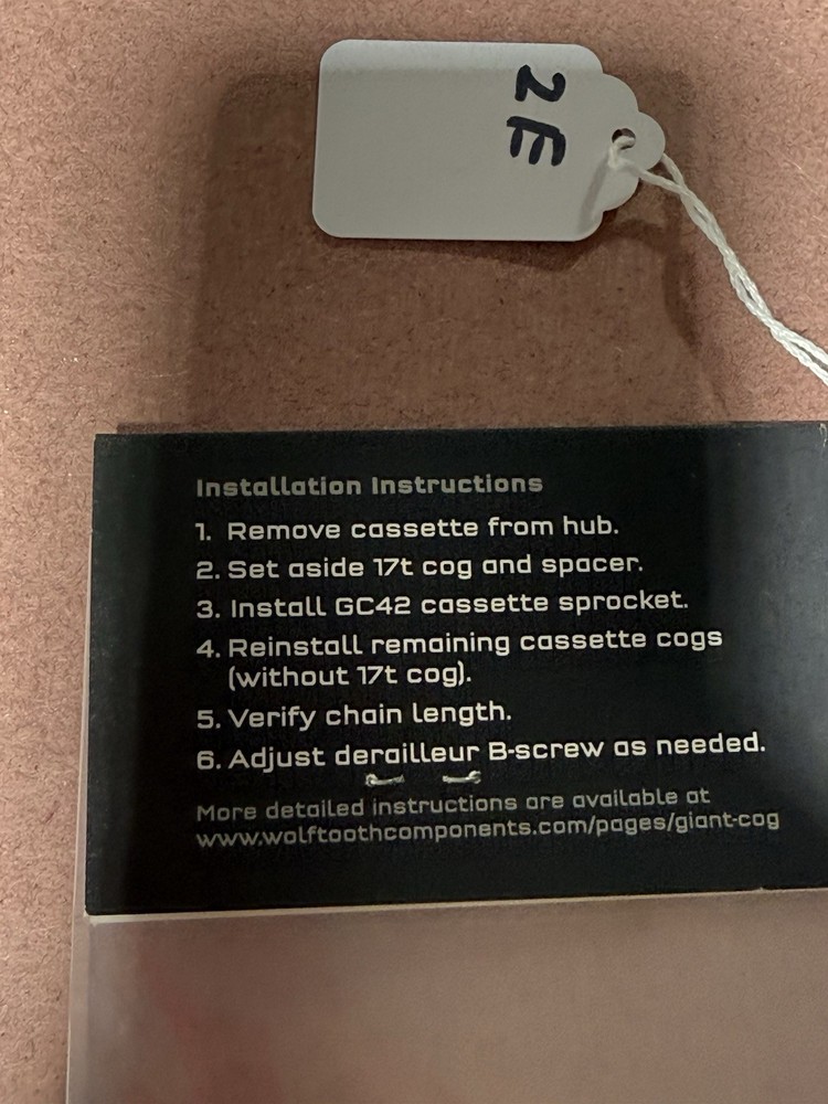 NEW WOLFTOOTH GC42 Cassette EXTENDER