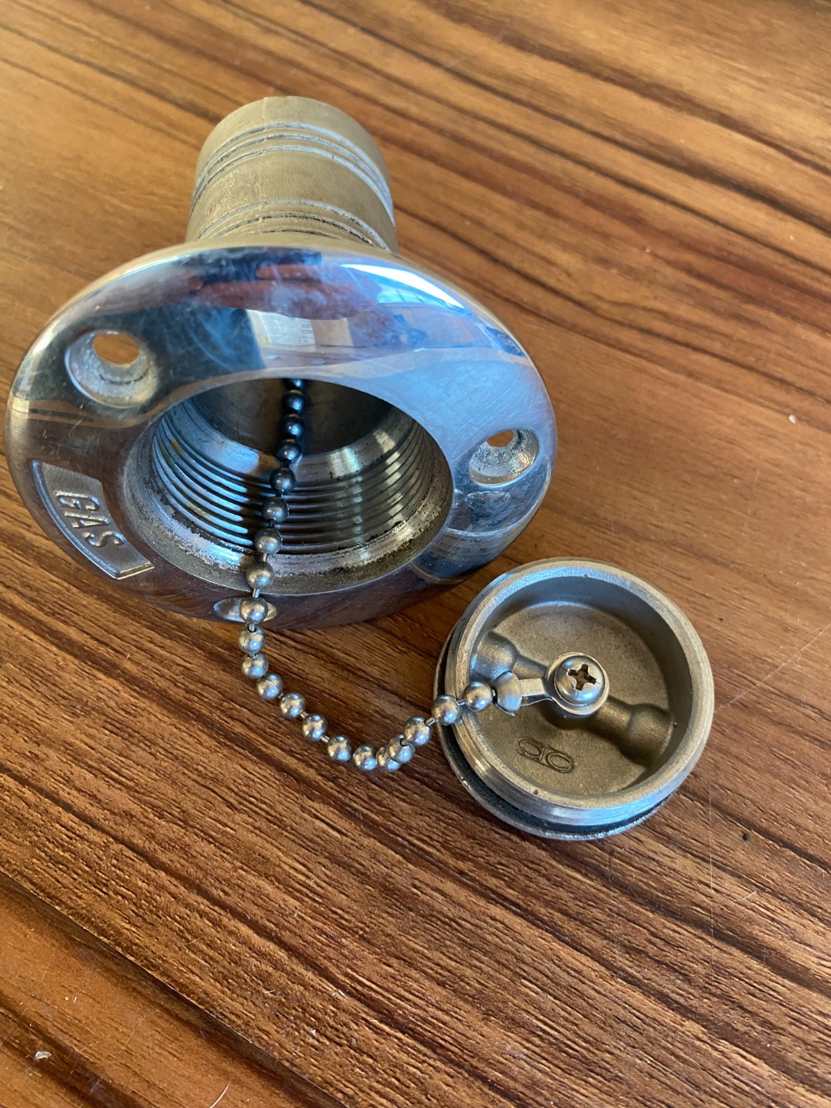 6 Fuel Cap Boat Marine Gas Tank Deck Fill Filler Lot MIXED LOT