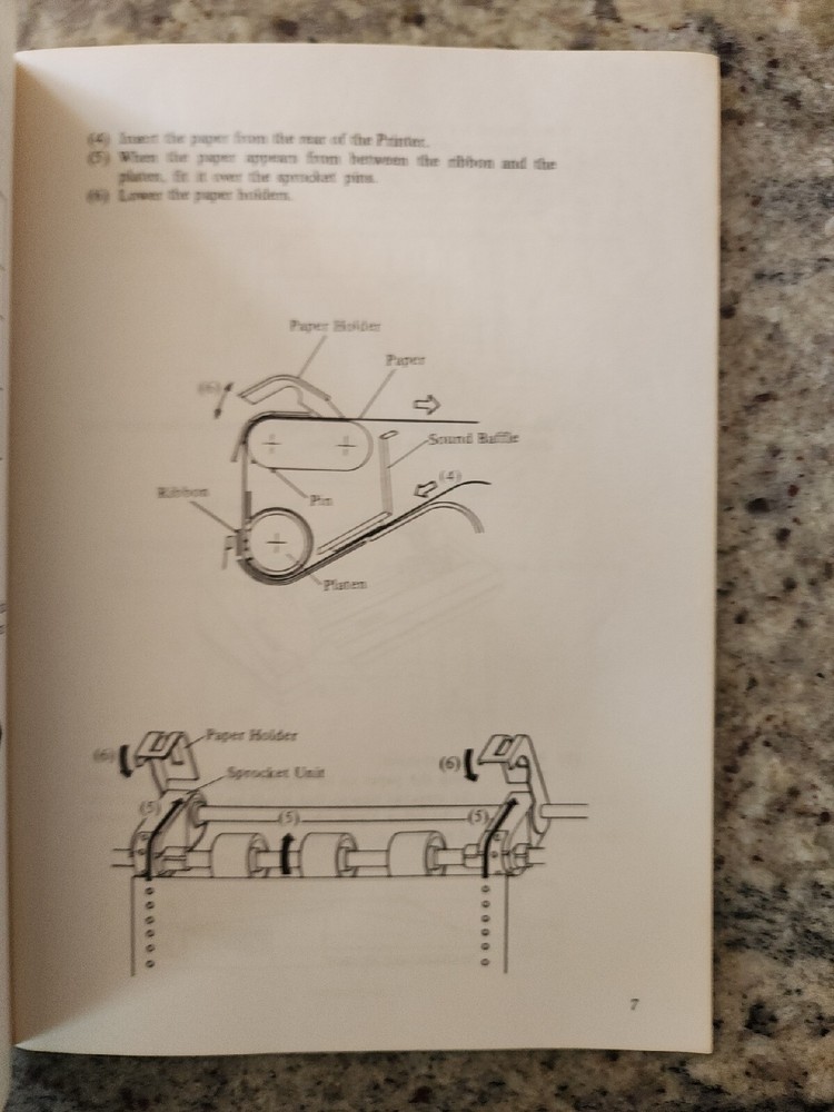 Seikosha Graphic Printer GP-100A Owner's Manual