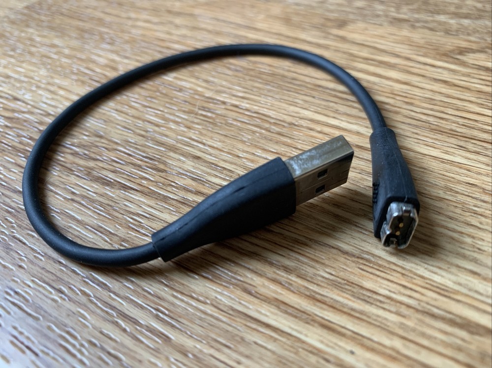 Fitbit Charge HR Tracker USB Power Charging Cable Black