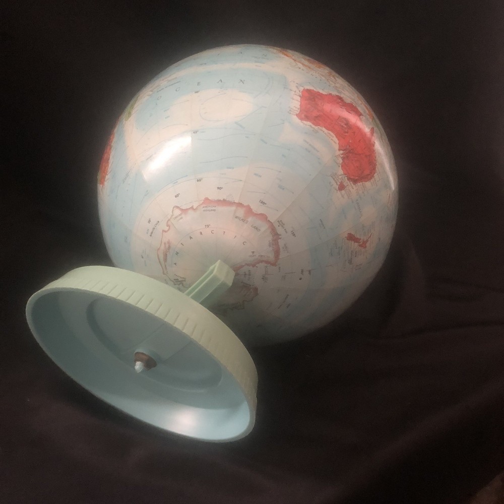 Replogle World Scholar Series Small Globe 9” Vintage Before 1991