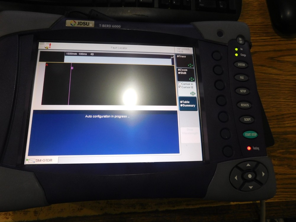 JDSU: T-BERD 6000 Network Analyzer. Sold w/ Accessories Pictured. Opt. VFL-PM