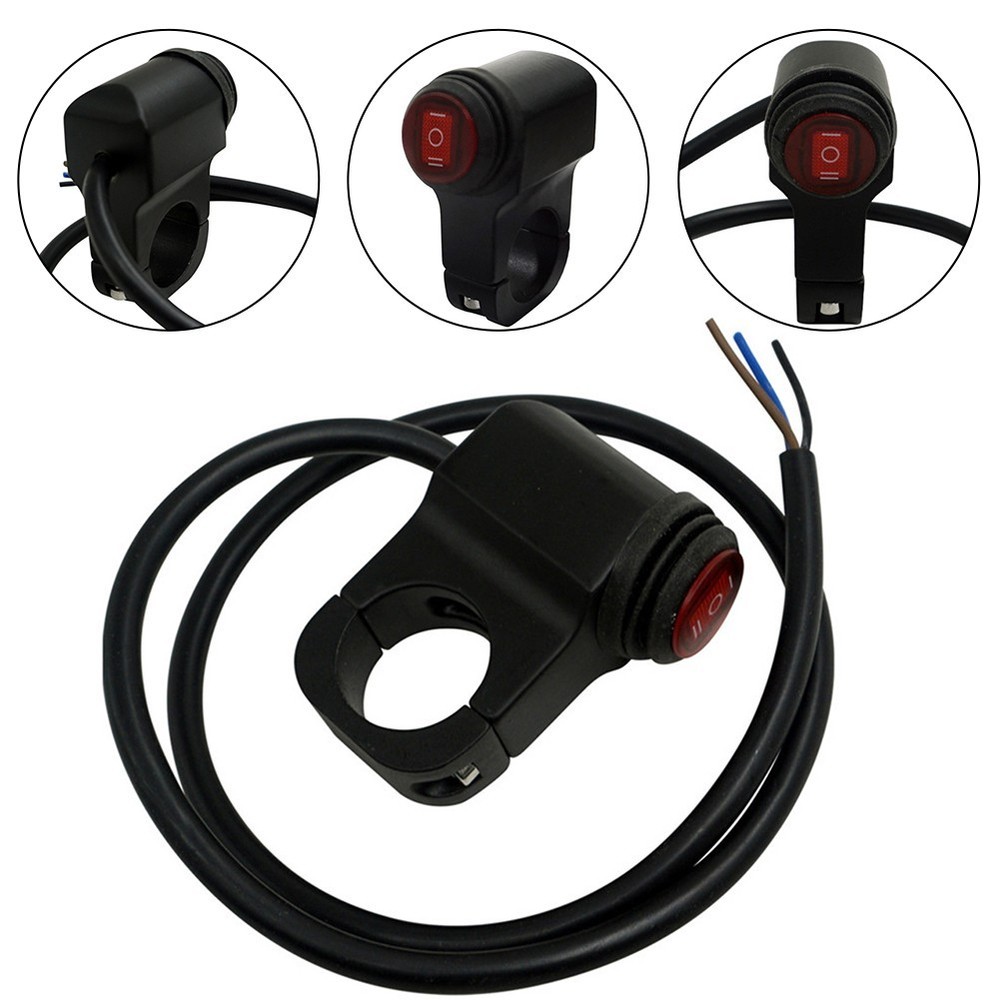 Compact Design Motorcycle Light Control Switch with Waterproof Feature