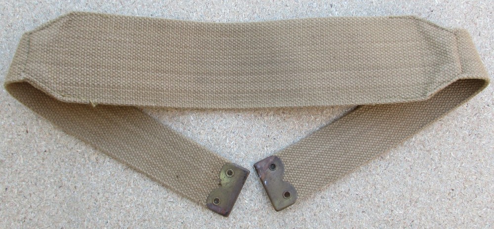 RARE British Army:"1941 WEB BREN SUPPLEMENTARY POUCHES STRAP" (37 Pattern, MECo)
