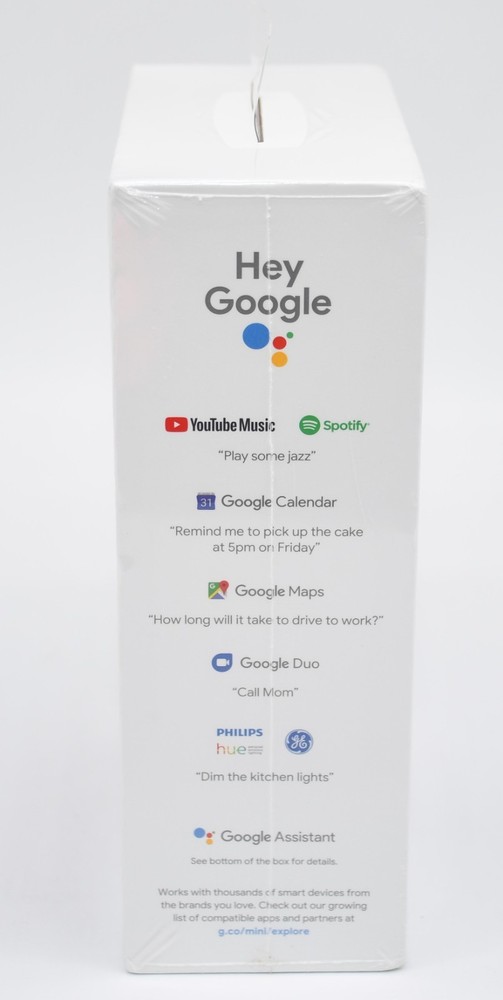 Google Nest Mini (2nd Generation) Smart Speaker Charcoal - NEW/SEALED