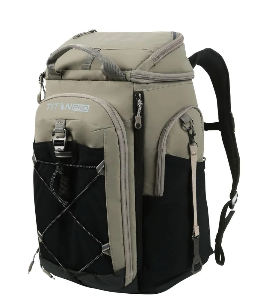 Titan PRO 26-Can Backpack Cooler with Ice Walls