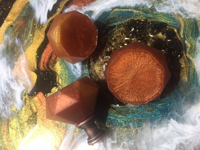 Knob or Pull Making Base - Antique Copper - 16x16mm