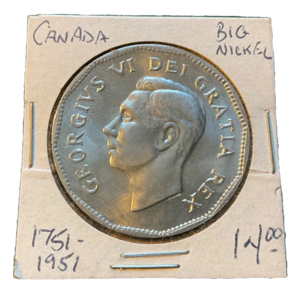 1951 Canada Big Nickel - T8