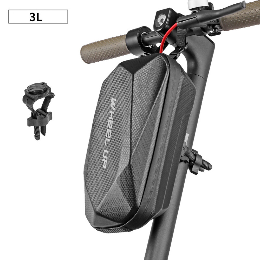 E-Scooter Front Bag Head Case Folding MTB Bike Handlebar EVA Shell Quick Release