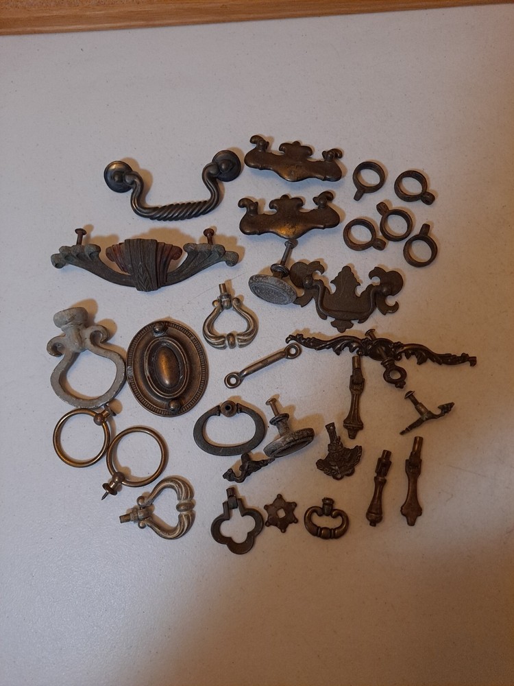 Assorted Mixed Bundle Vintage Hardware Architectural Salvage Pieces