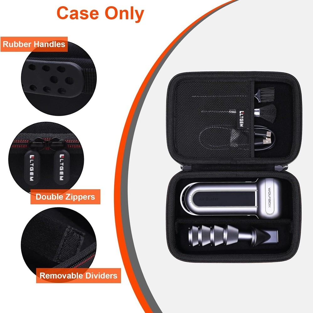 Transport-Friendly Air Duster Case for WOLFBOX MF100/MF200 - Scratch-Resistant
