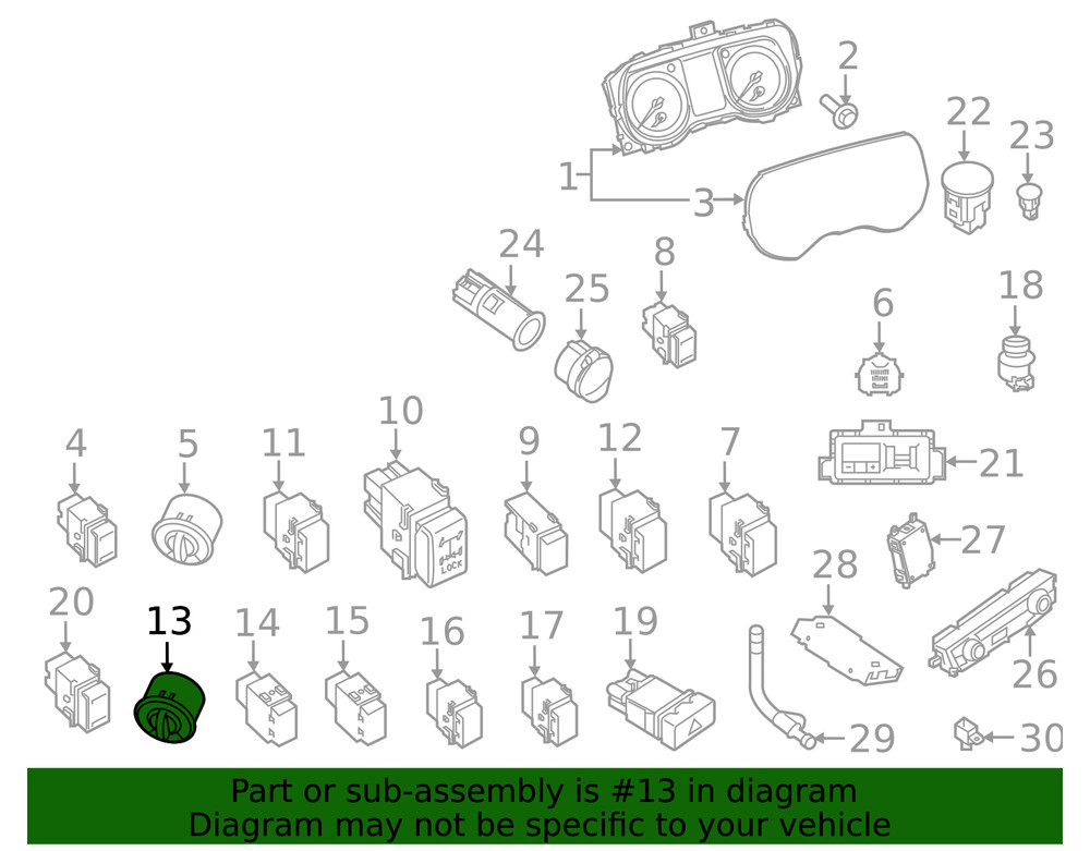 Genuine Nissan Transfer Case Switch 25535-EZ00A