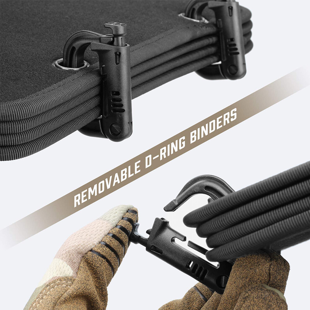 Tactical Patch Booklet Flip-Page Patch Book Holder Panel with Removable Buckles