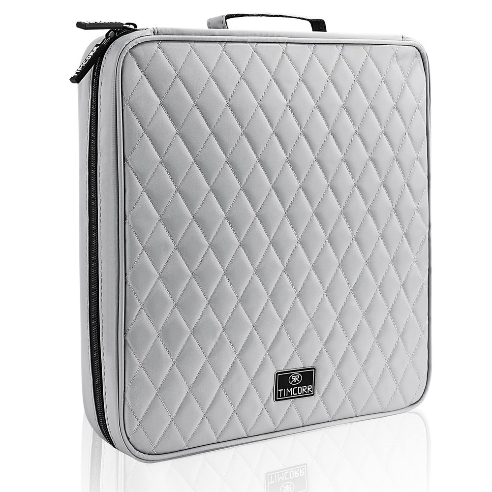TIMCORR CD Case DVD Holder Storage: 160 Capacity M, 160 Grey