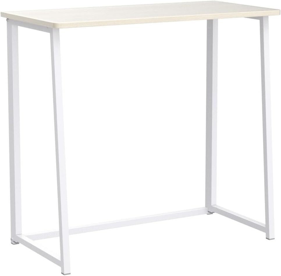Small Foldable Desk 31.5" Computer Table Writing Workstation for Home Office